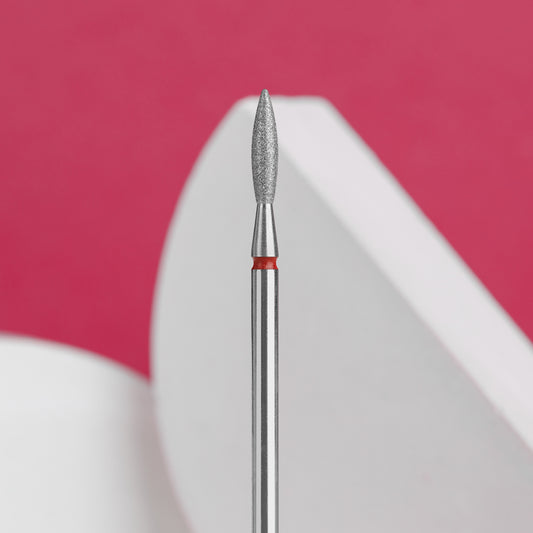 EMBOUT DIAMANT « FLAMME », BLEU, DIAMÈTRE TÊTE 2.3MM, PARTIE ACTIVE 10MM