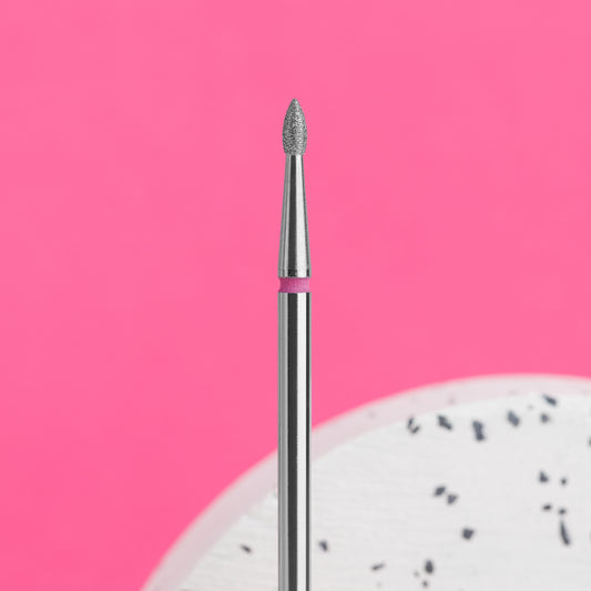 EMBOUT DIAMANT "BOURGEON POINTÉ", BLEU, DIAMÈTRE 1,8MM / LONGUEUR DE LA PARTIE DE TRAVAIL 4MM (DIVISIBLE PAR 10)